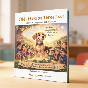 Obi: Hope on Three Legs book photograph